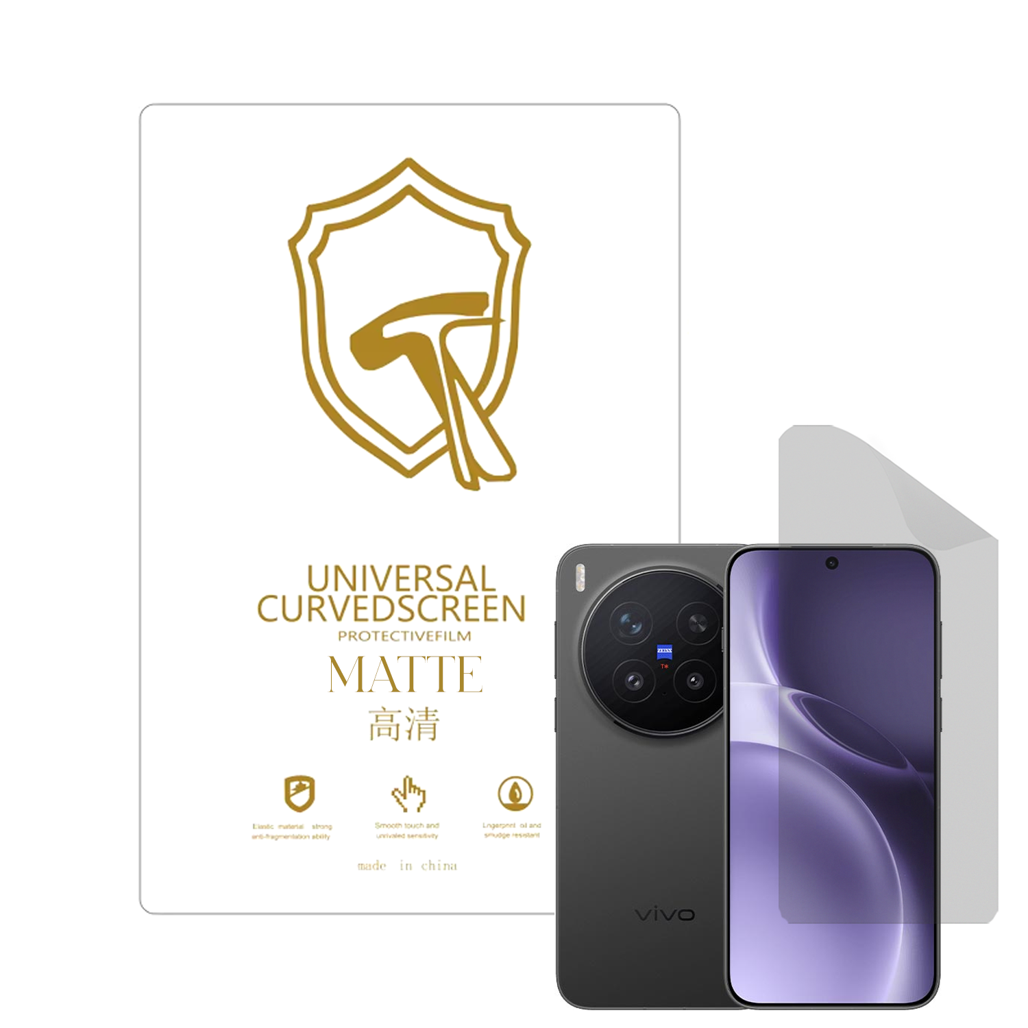 Microcase Vivo X300 ile Uyumlu Tpu Nano Mat Ekran Koruma Filmi EKM107