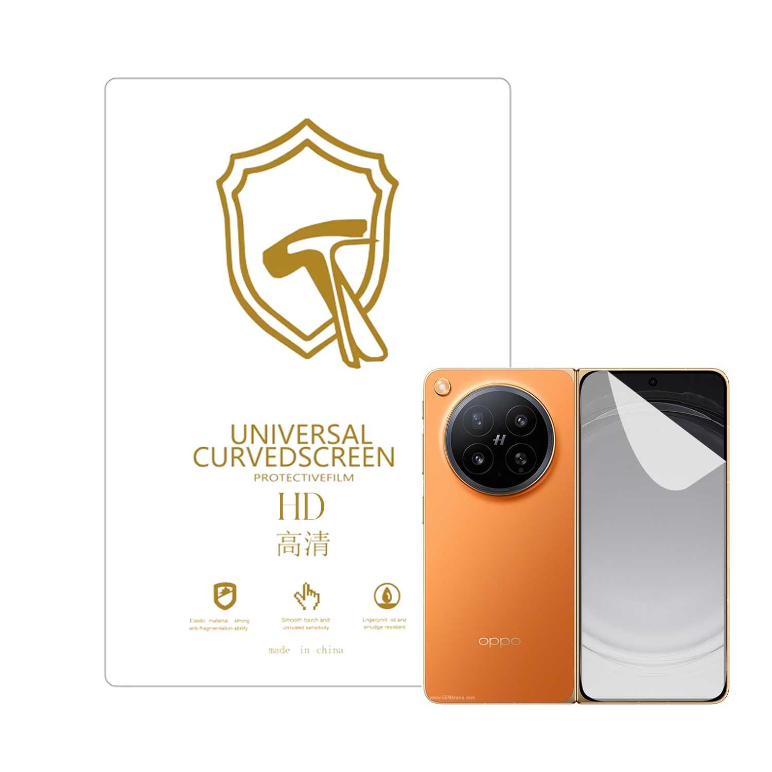 Microcase Oppo Find N6 ile Uyumlu Full Tpu Nano Ön Ekran Koruma Filmi - EKM101