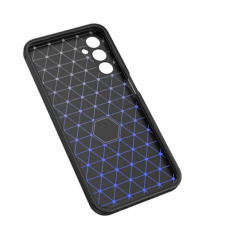 Microcase Samsung S24 Plus Leather Serisi Deri Efekt Silikon Kılıf - Siyah Al3337