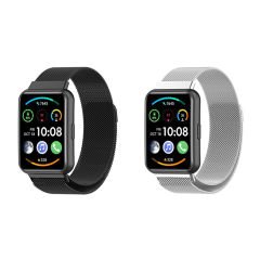 Microcase Huawei Watch Fit 2 için Mıknatıslı Metal Kordon Kayış - KY57