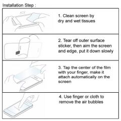 Microcase Samsung S10 Lite 10.9 inch Tablet ile Uyumlu Tempered Glass Cam Koruma - AL8101