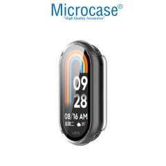 Microcase Xiaomi Smart Band 9 için Ekran Korumalı Sert Rubber Kılıf - AL3173