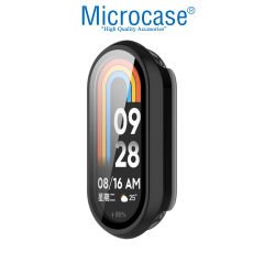 Microcase Xiaomi Smart Band 9 için Ekran Korumalı Sert Rubber Kılıf - AL3173