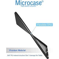Microcase Honor Pad 8 12 Inch Tablet Silikon Tpu Soft Kılıf - AL8103 Buzlu Şeffaf