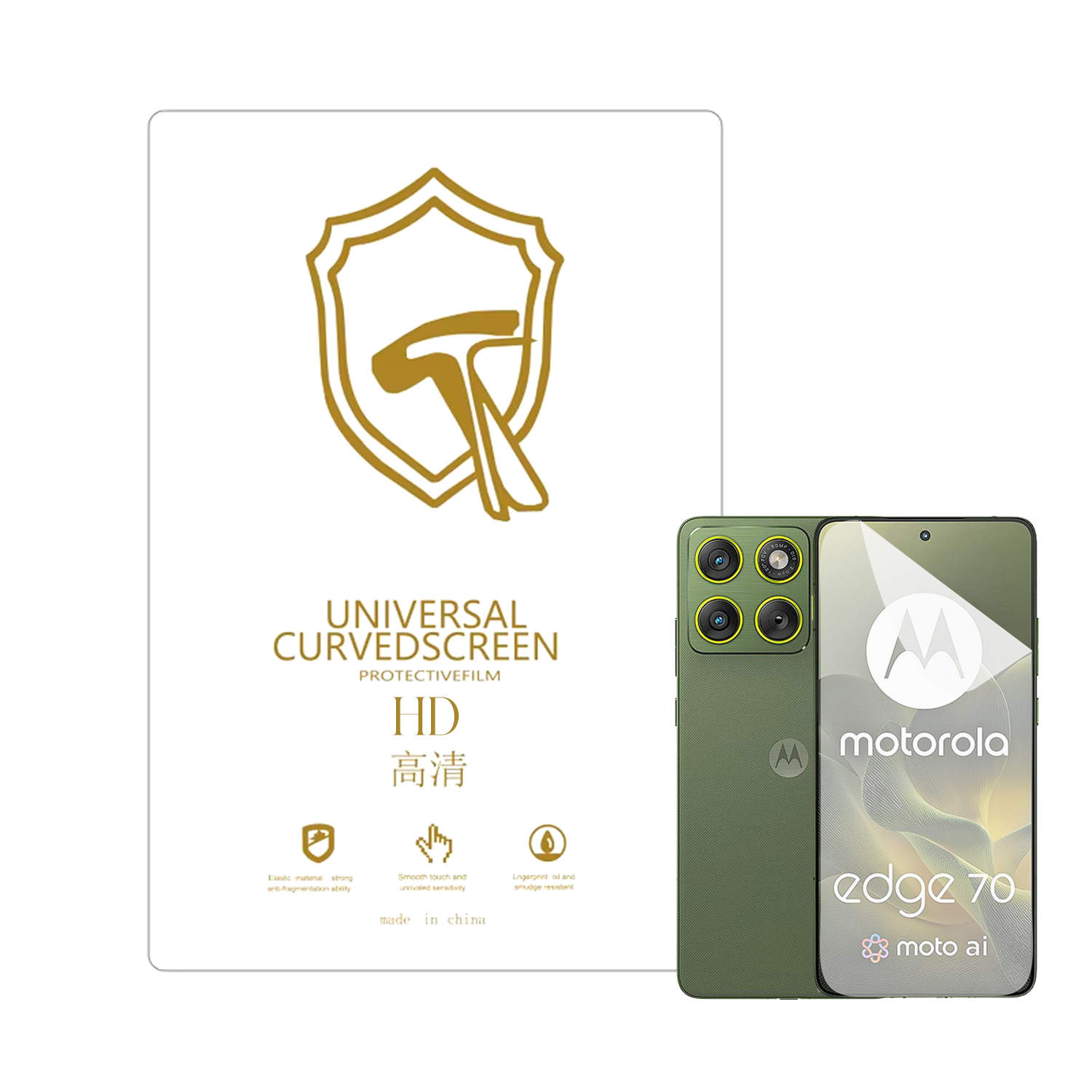 Microcase Motorola Edge 70 ile Uyumlu Full Tpu Nano Ön Ekran Koruma Filmi - EKM101