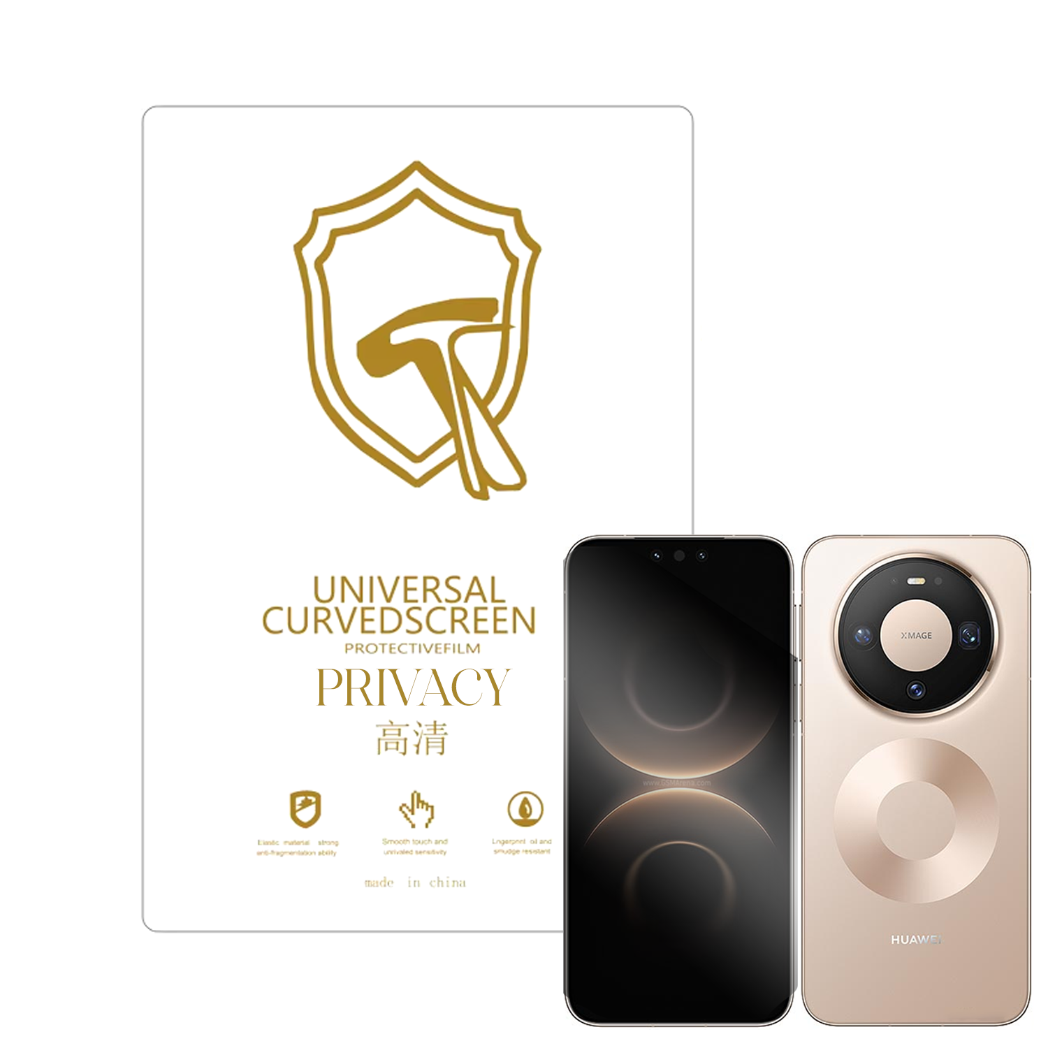 Microcase Huawei Mate 80 Pro ile Uyumlu Privacy Gizlilik Filtreli Hayalet Nano Ekran Koruyucu-EKM110