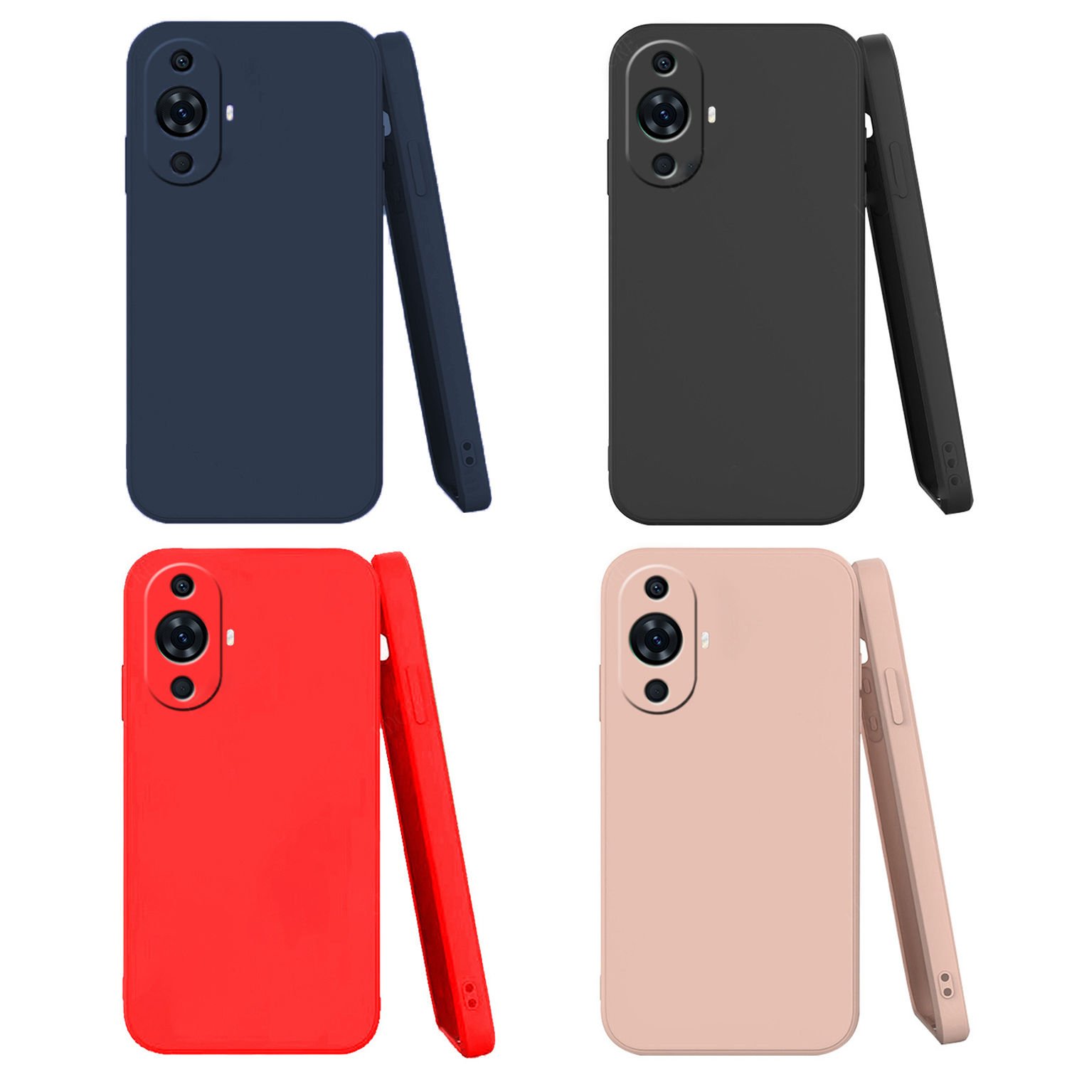 Microcase Huawei Nova 11 Pro CamPRO Serisi Kamera Korumalı Silikon Kılıf - AL3427