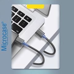 Microcase USB A to USB A iki ucu Erkek Çift Taraflı USB 2.0 Kablo 100 cm AL4775