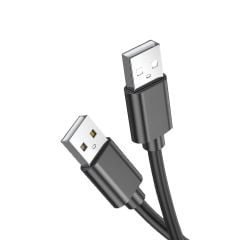 Microcase USB A to USB A iki ucu Erkek Çift Taraflı USB 2.0 Kablo 100 cm AL4775
