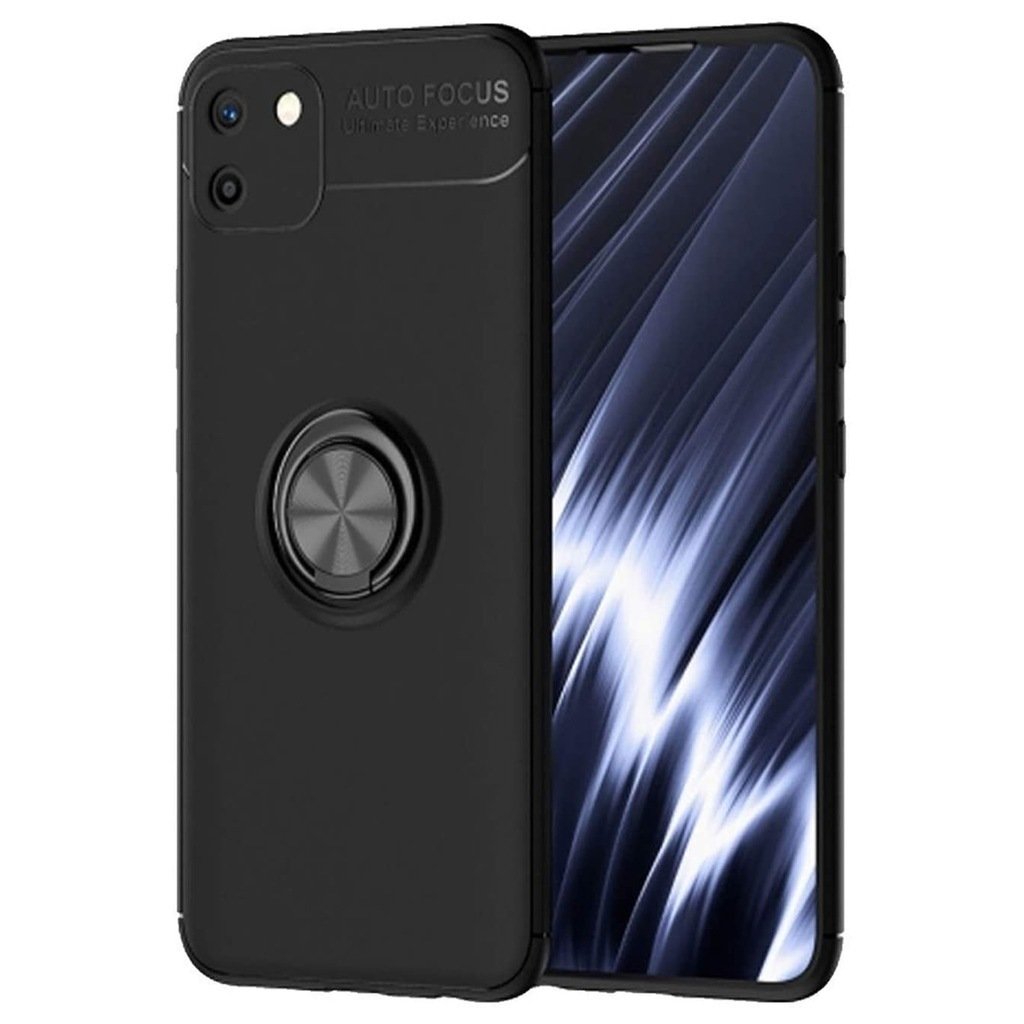 Realme C11 Focus Serisi Yüzük Standlı Kılıf