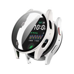 Microcase Samsung Watch 7 44mm    Ekran Korumalı Sert Rubber Kılıf - AL3173