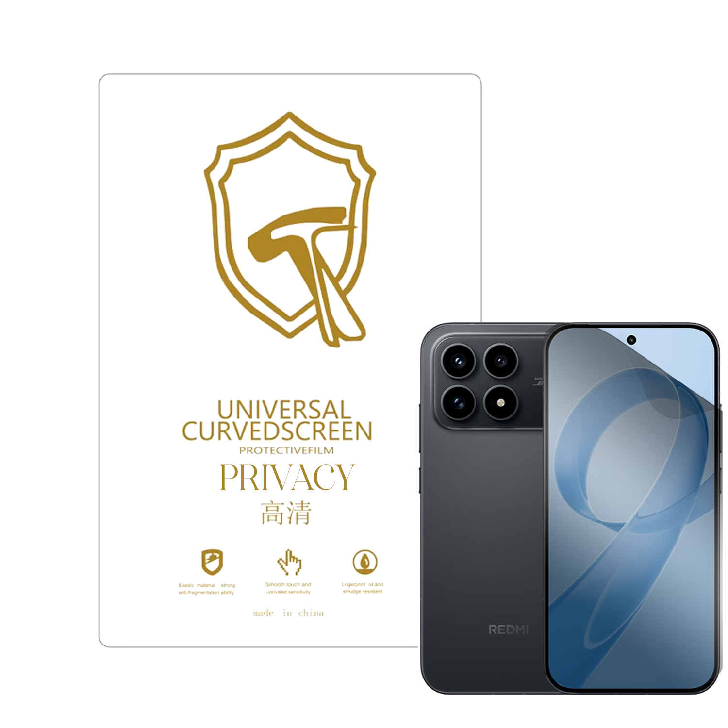 Microcase Xiaomi Poco F8 Ultra ile Uyumlu Privacy Gizlilik Filtreli Hayalet Nano Ekran Koruyucu-EKM110