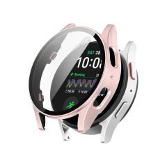 Microcase Samsung Watch 7 44mm    Ekran Korumalı Sert Rubber Kılıf - AL3173
