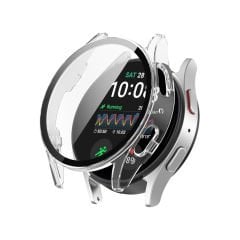 Microcase Samsung Watch 7 44mm    Ekran Korumalı Sert Rubber Kılıf - AL3173