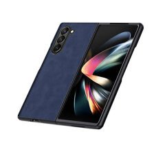 Microcase Samsung Galaxy Z Fold 7 için Deri Desenli Plastik Koruma Kılıf - AL3156