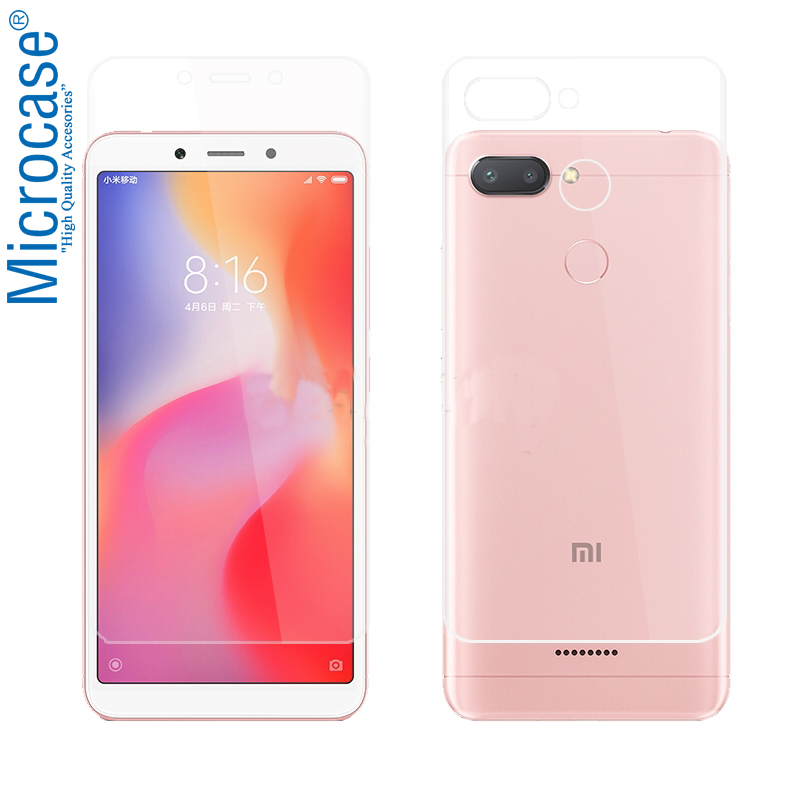 Xiaomi Redmi 6A Full Ön Arka Kaplama TPU Soft Koruma Filmi