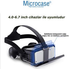 VRPARK  J20 3.5mm Kulaklıklı   3D Sanal Gerçeklik Gözlüğü-AL4744