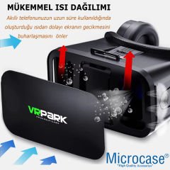 VRPARK  J20 3.5mm Kulaklıklı   3D Sanal Gerçeklik Gözlüğü-AL4744