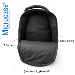 Microcase Suluk Bölmeli Çapraz Omuz Askılıklı Scooter Çantası AL5537
