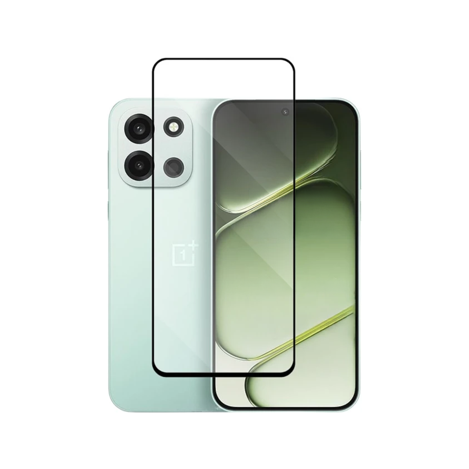 Microcase Oneplus Nord 6 5g ile uyumlu Tam Kaplayan Çerçeveli Tempered Ekran Koruyucu -AL3276
