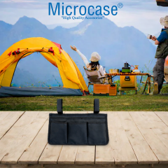 Microcase Kamp Sandalyesi Koltuk Sandalye vb için Yan Cepli Organizer AL5553