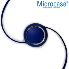 Microcase Sarmal Tasarım 3in1 Lightning Type C Micro USB Şarj ve Data Kablosu 110 cm - AL2989 Lacivert