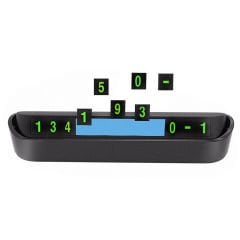 Microcase Açma Kapama Özellikli Park Numaratör Ön Panel Numaralık Park Tel - AL3520