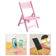 Microcase Mini Katlanır  Sandalye Tasarım  Telefon Standı  Dekoratif Tutucu-AL4925
