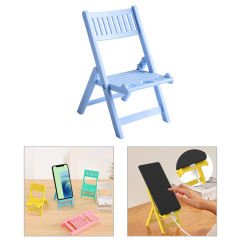 Microcase Mini Katlanır  Sandalye Tasarım  Telefon Standı  Dekoratif Tutucu-AL4925
