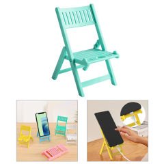Microcase Mini Katlanır  Sandalye Tasarım  Telefon Standı  Dekoratif Tutucu-AL4925