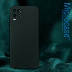Microcase Xiaomi Mi 10 Lite CamPRO Serisi Kamera Korumalı Silikon Kılıf - Siyah