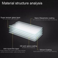 Microcase Samsung Galaxy Tab S10 FE Tablet ile Uyumlu Tempered Glass Cam Koruma - AL8101