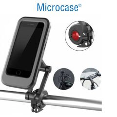 Microcase M3 Motosiklet Bisiklet Su Geçirmez Mıknatıslı Gidon Telefon Tutucu-AL4183