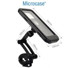 Microcase M3 Motosiklet Bisiklet Su Geçirmez Mıknatıslı Gidon Telefon Tutucu-AL4183