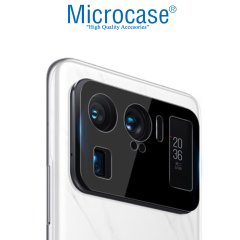 Microcase Xiaomi Mi 11 Ultra Kamera Lens Koruma Halkası - Kapalı Tasarım Siyah