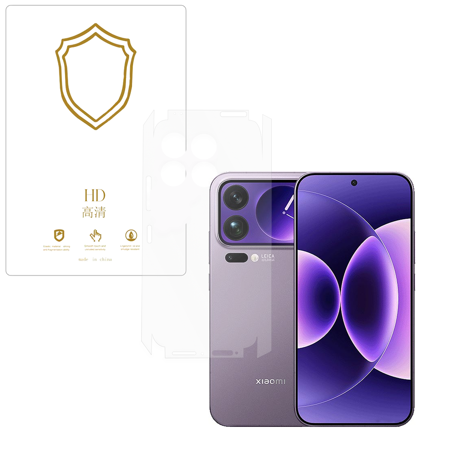 Microcase Xiaomi 17 Pro Max ile Uyumlu Tpu Arka ve Yan Nano Koruma- EKM115