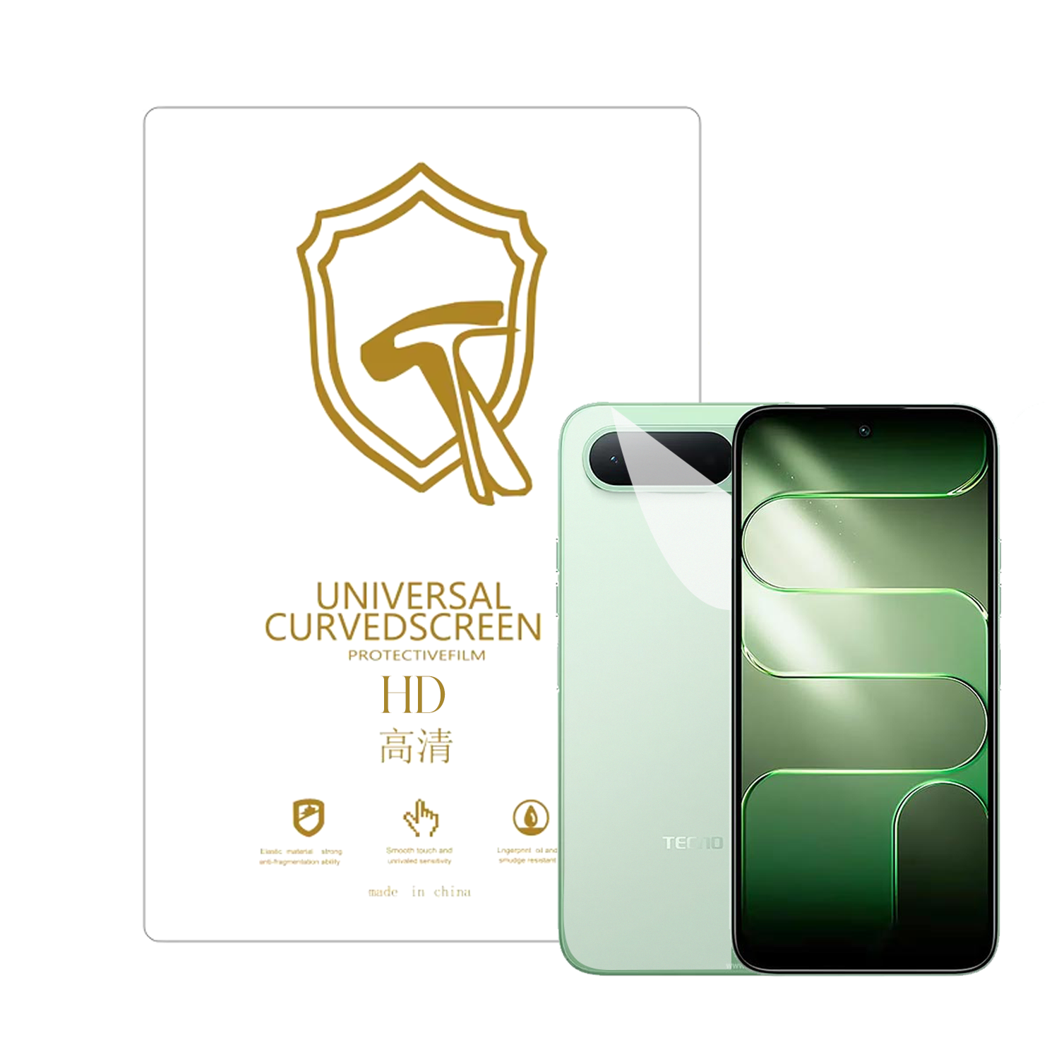 Microcase TECNO Spark 50 ile Uyumlu Full Tpu Nano Arka Ekran Koruma Filmi - EKM102