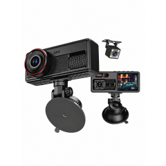 Microcase 3 Kameralı WiFi Araç İçi Kayıt Kamerası Full HD Gece Görüşlü Araç Kamerası AL5755