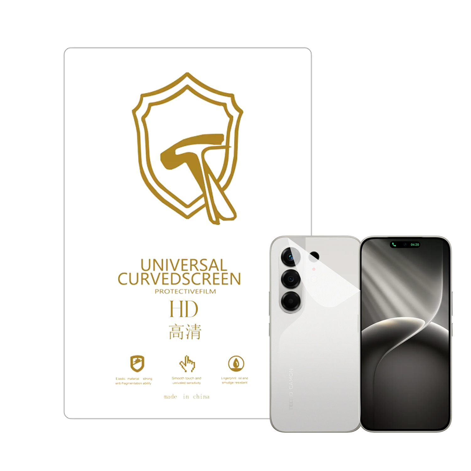 Microcase TEKNO Camon 50 Ultra ile Uyumlu Full Tpu Nano Arka Ekran Koruma Filmi - EKM102