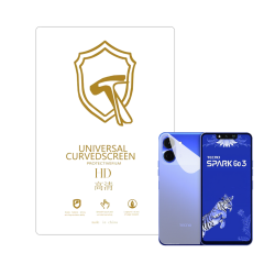 Microcase TECNO Spark GO 3 ile Uyumlu Full Tpu Nano Arka Ekran Koruma Filmi - EKM102