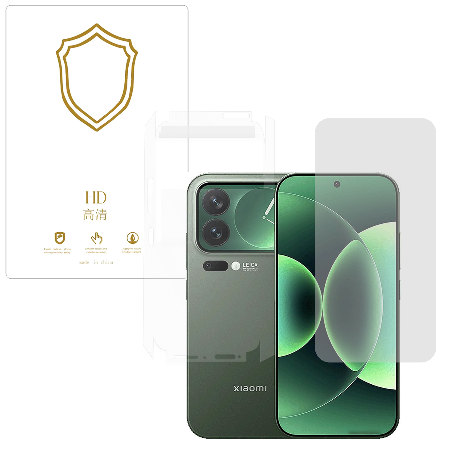 Microcase Xiaomi 17 Pro ile Uyumlu Full Tpu Ön Arka ve Yan 360 Nano Koruma- EKM116