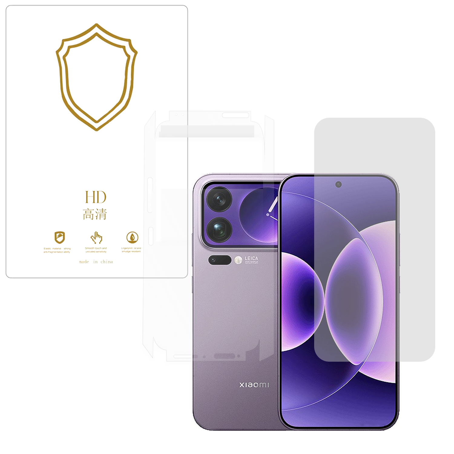 Microcase Xiaomi 17 Pro Max ile Uyumlu Full Tpu Ön Arka ve Yan 360 Nano Koruma- EKM116