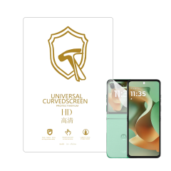 Microcase Motorola Razr 60 ile Uyumlu Full Tpu Nano Arka Ekran Koruma Filmi - EKM102