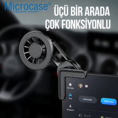 Microcase Masaüstü Ayarlanabilir Manyetik Başlıklı Dönerli Telefon Tutucu - AL5763