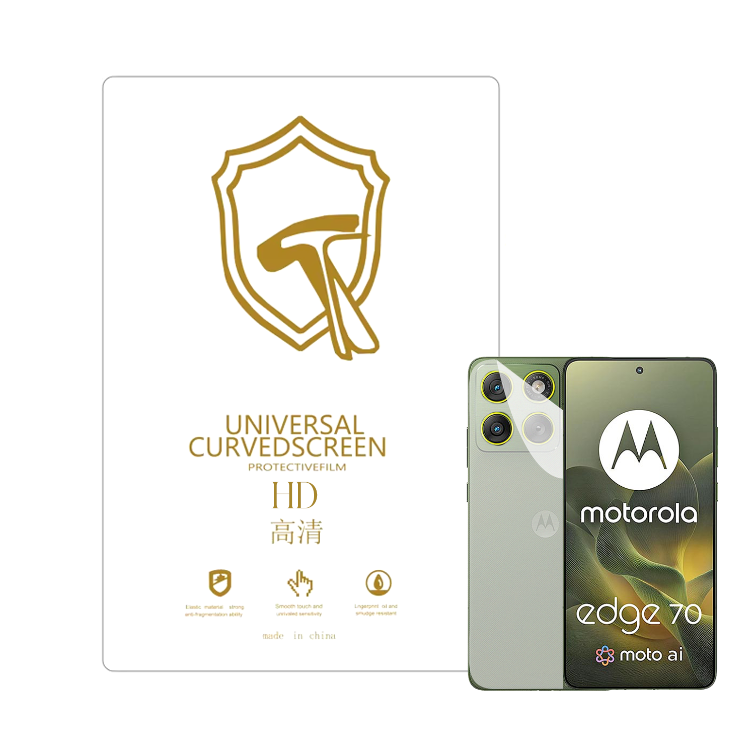 Microcase Motorola Edge 70 ile Uyumlu Full Tpu Nano Arka Ekran Koruma Filmi - EKM102