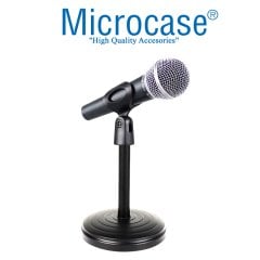 Metal Ayaklı Masaüstü Mikrofon Ayaklığı Tutucu Stand - AL2323