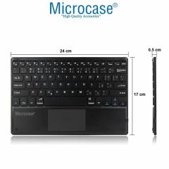 MicrocaseLenovo Tab M11 TB330FU 11 inch Tablet için Tablet Bluetooth Touchpad Klayve + Mouse + Kılıf BKK7
