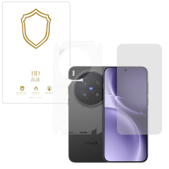 Microcase Vivo X300 Pro ile Uyumlu Full Tpu Ön Arka ve Yan 360 Nano Koruma- EKM116