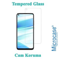 Oppo A52 Elektrocase Serisi Kamera Korumalı Silikon Kılıf - Siyah + Tempered Glass Koruma