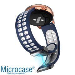 Microcase Amazfit Bip için Mıknatıslı Delikli Silikon Kordon Kayış - KY84